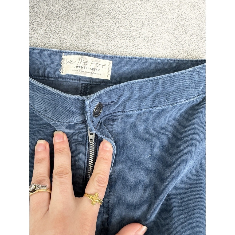 We The Free Just Float On Flare Corduroy Jeans Women's Size 27 Blue NWT - Picture 3 of 13